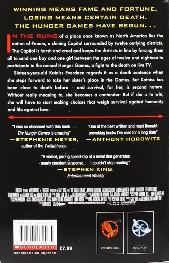 The Hunger Games - Back Cover